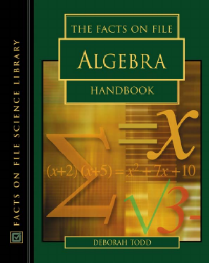 The+Facts+On+File+Algebra+Handbook