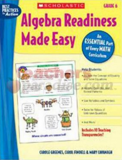Algebra+Readiness+Made+Easy+Grade+6