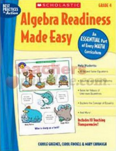 Algebra+Readiness+Made+Easy+Grade+4
