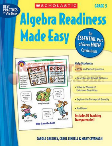 Algebra+Readiness+Made+Easy+Grade+5