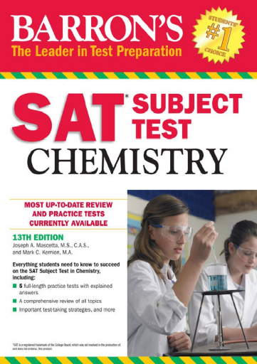 Barrons+SAT+Subject+Test+Chemistry%2C+13th+Edition