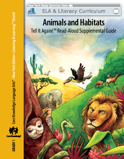 Grade+1+-+Animals+and+Habitats