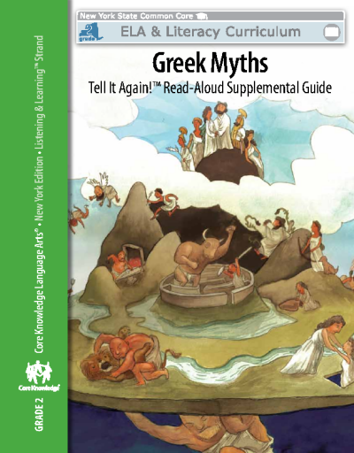 Grade 2 - Greek Myths