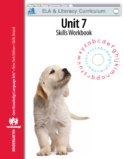 Kindergarder Unit 8 - Workbook