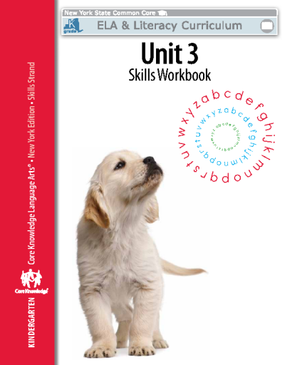 Kindergarden Unit 4 - Workbook