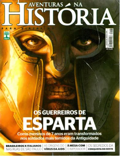 (2014) Aventuras na História 128 - Os guerreiros de Sparta