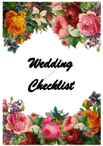 WEDDING CHECKLIST VIRAL BY LEEALUX (PDF Copy)