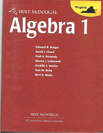 Algebra+I+Holt+McDougal+McDougal+Outline