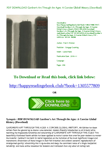 PDF+DOWNLOAD+Gardner%27s+Art+Through+the+Ages+A+Concise+Global+History+%28Download%29