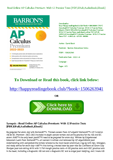 Read+Online+AP+Calculus+Premium+With+12+Practice+Tests+%5BPDF+EPuB+AudioBook+Ebook%5D