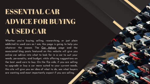 Essential Car Advice for Buying a Used Car