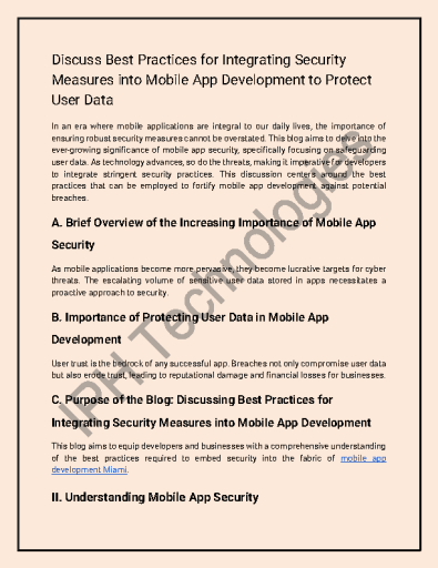 Discuss+Best+Practices+for+Integrating+Security+Measures+into+Mobile+App+Development+to+Protect+User+Data
